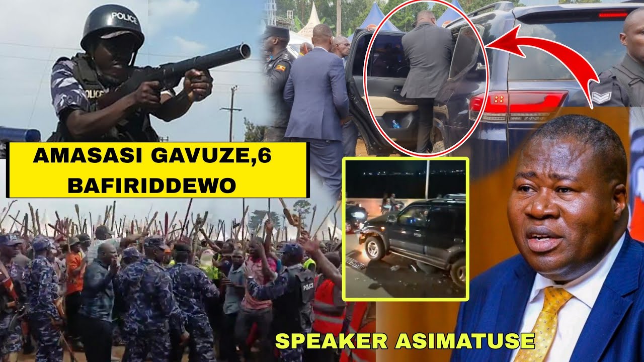 Entiisa! Owa Police Yekyaye Abakubye Amasasi 6 Bafude,Speaker Asimatuse Aduse Emisinde E Mbale