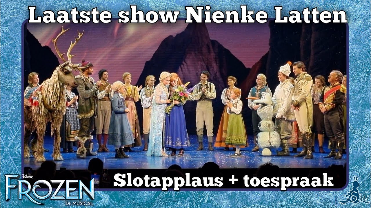 [Musical Frozen] Allerlaatste slotapplaus incl. toespraak voor Nienke Latten 13-07-2025 (4K)