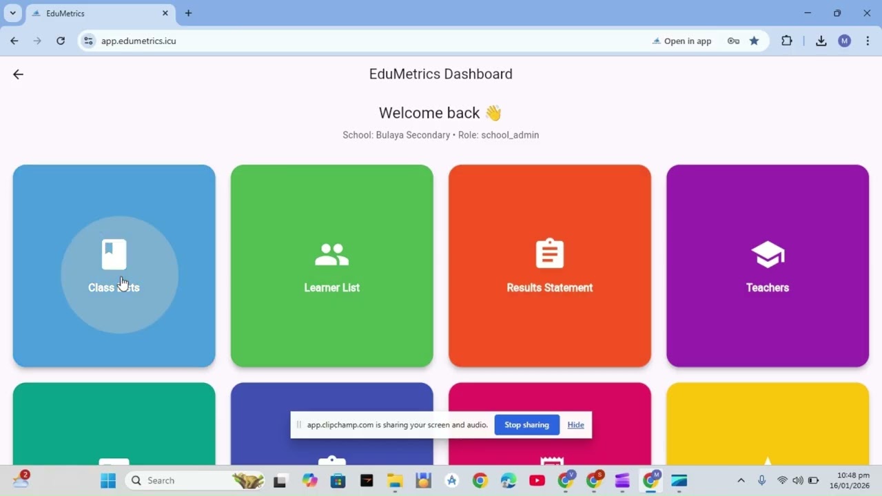How to Setup Edumetrics Dashboard