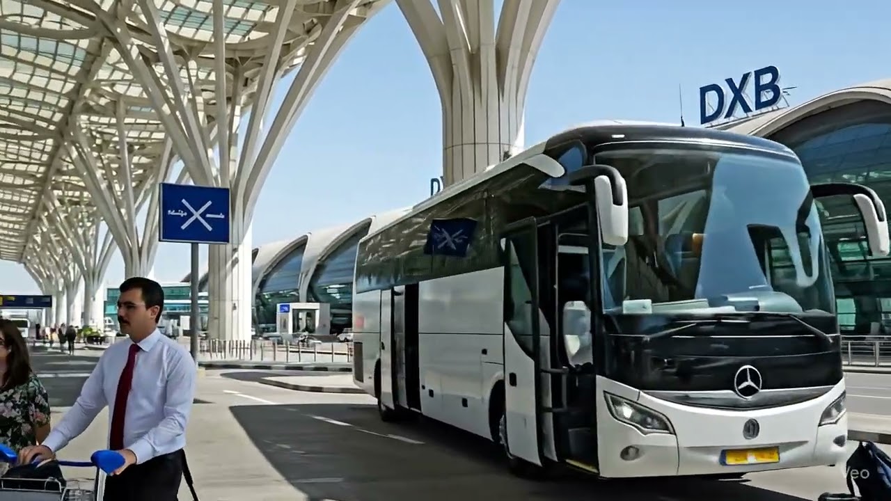 Royal rider bus rental airport transfer services Dubai