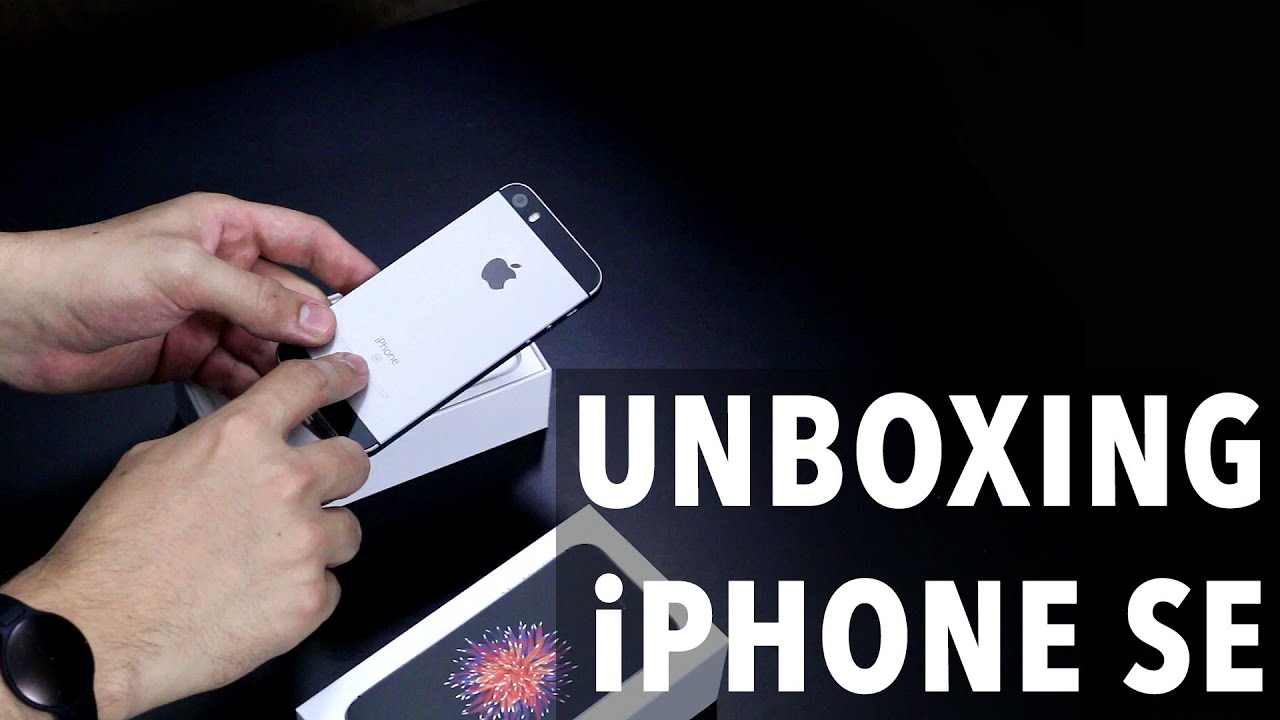UNBOXING: IPHONE SE