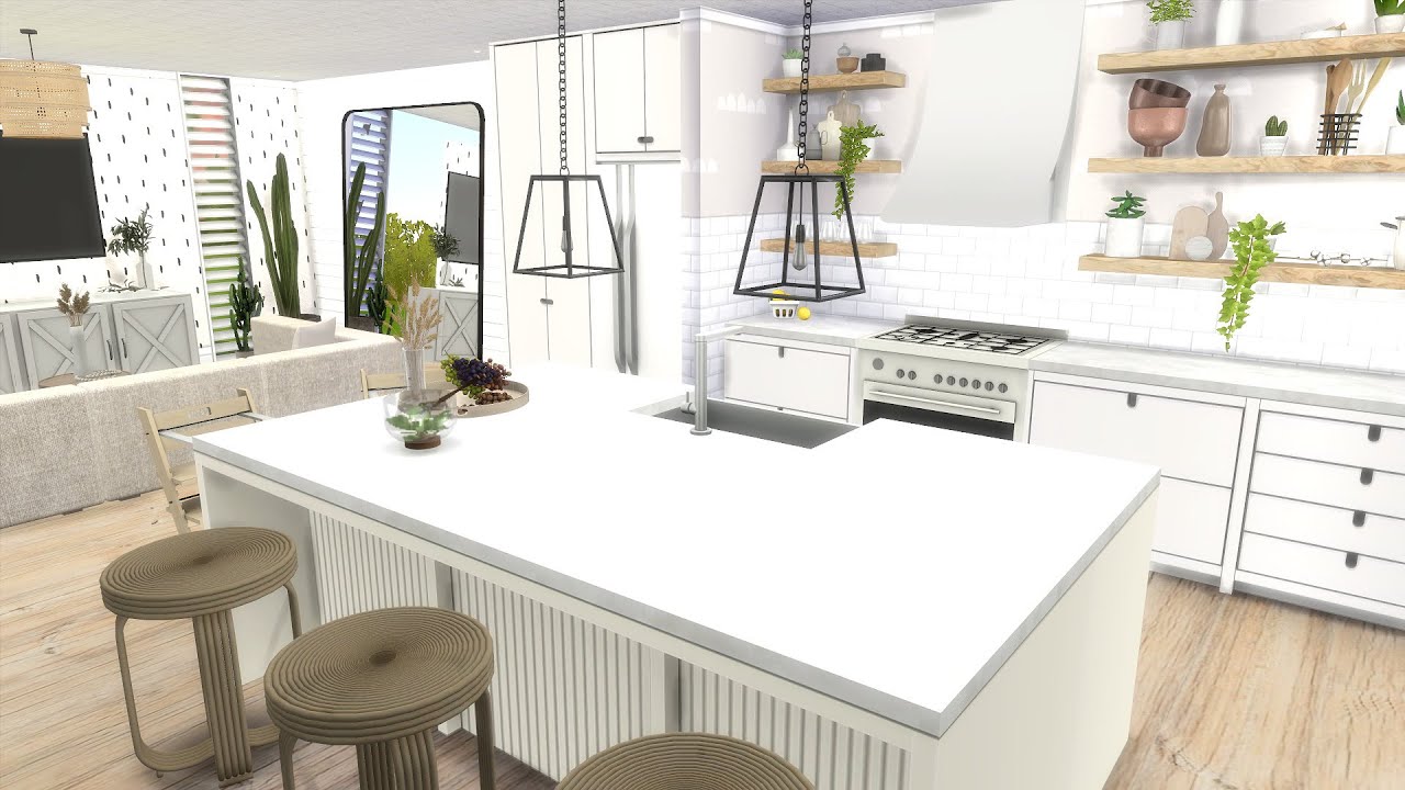 MINAMLIST COZY HOME | The Sims 4 | CC Speed Build