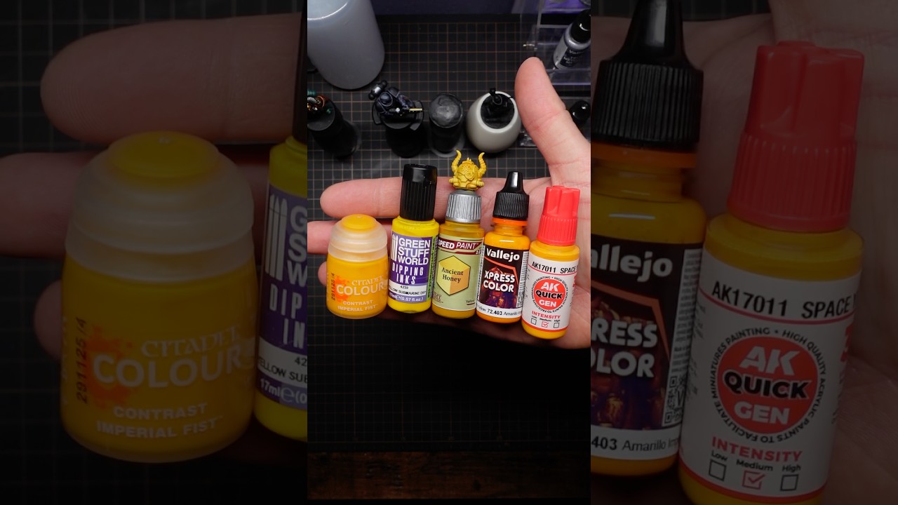 SpeedPaint Showdown 💛 #miniaturepainting #warhammer #warhammerpainting #minipainting