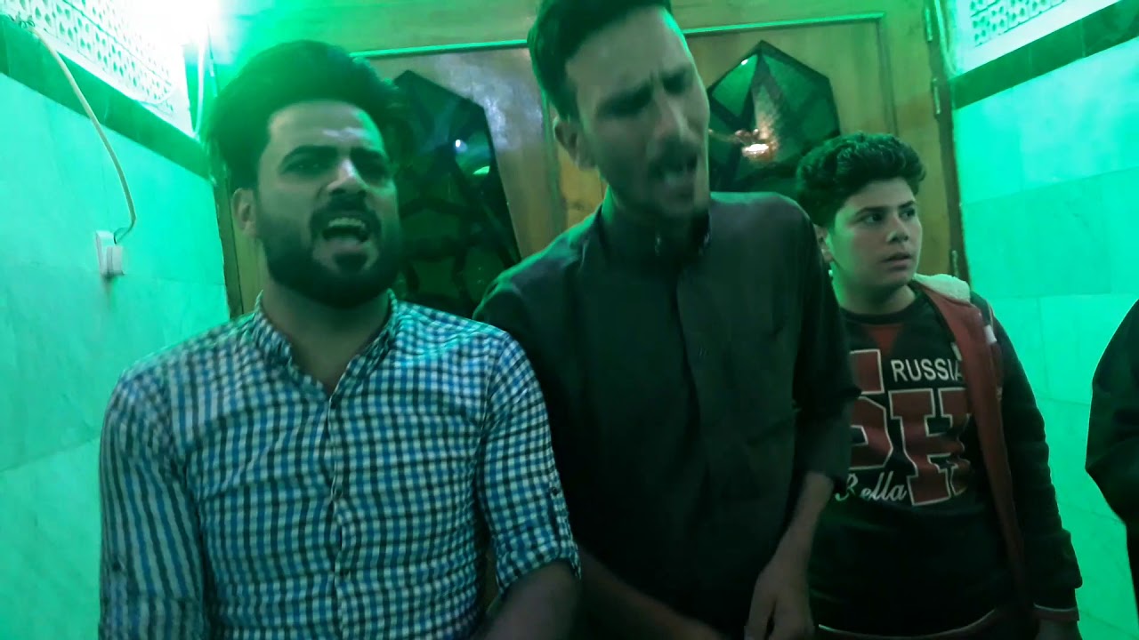 دخول قافلة الحاج مزهر العيساوي الئ حضرة السيد احمد الرفاعي