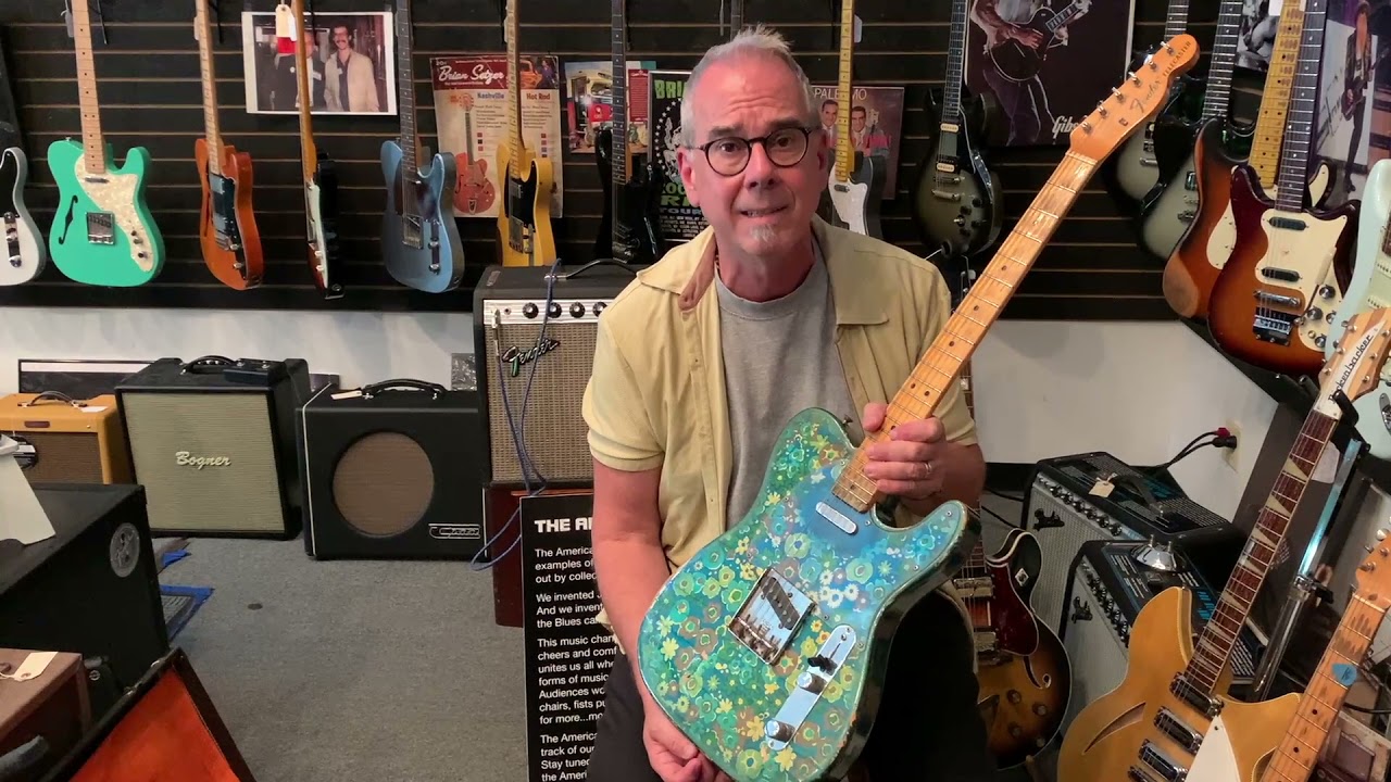 A (real) Blue Floral Tele