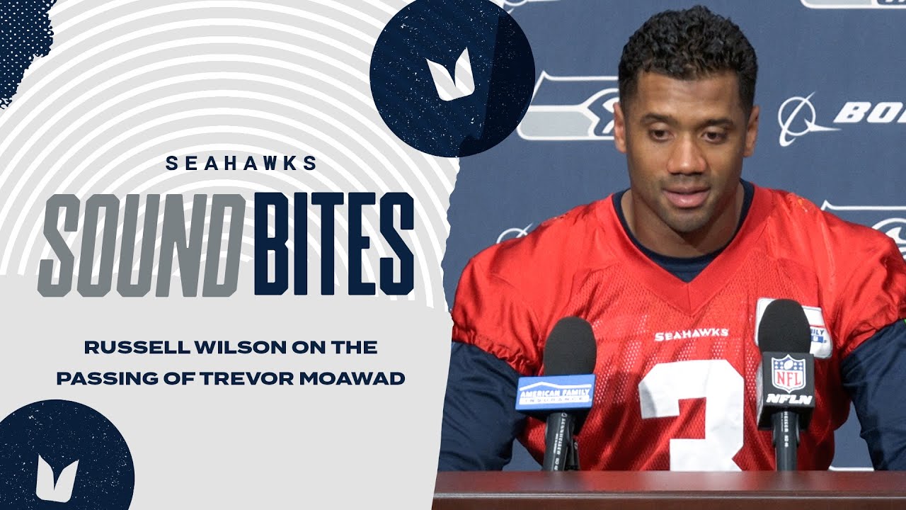 Russell Wilson On The Passing Of Trevor Moawad | Seahawks Soundbites