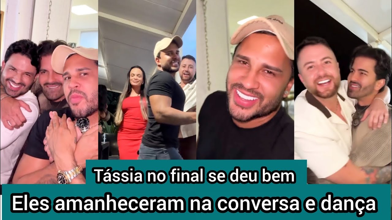 Lucas Guimarães se diverte com Bruno tentando beijar o cara e no final ele fica com Tássia 😂