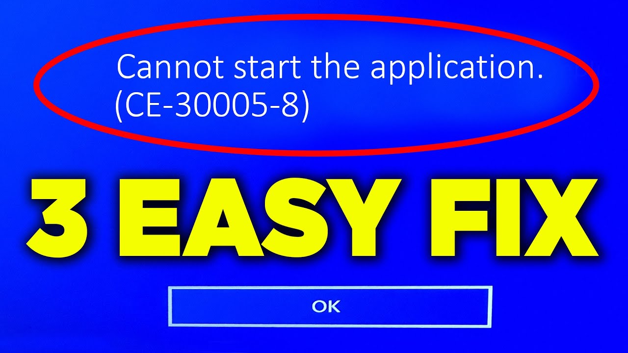 💿 ИСПРАВЛЕНИЕ ОШИБКИ PS4 (CE-30005-8) | НЕВОЗМОЖНО ЗАПУСТИТЬ ПРИЛОЖЕНИЕ