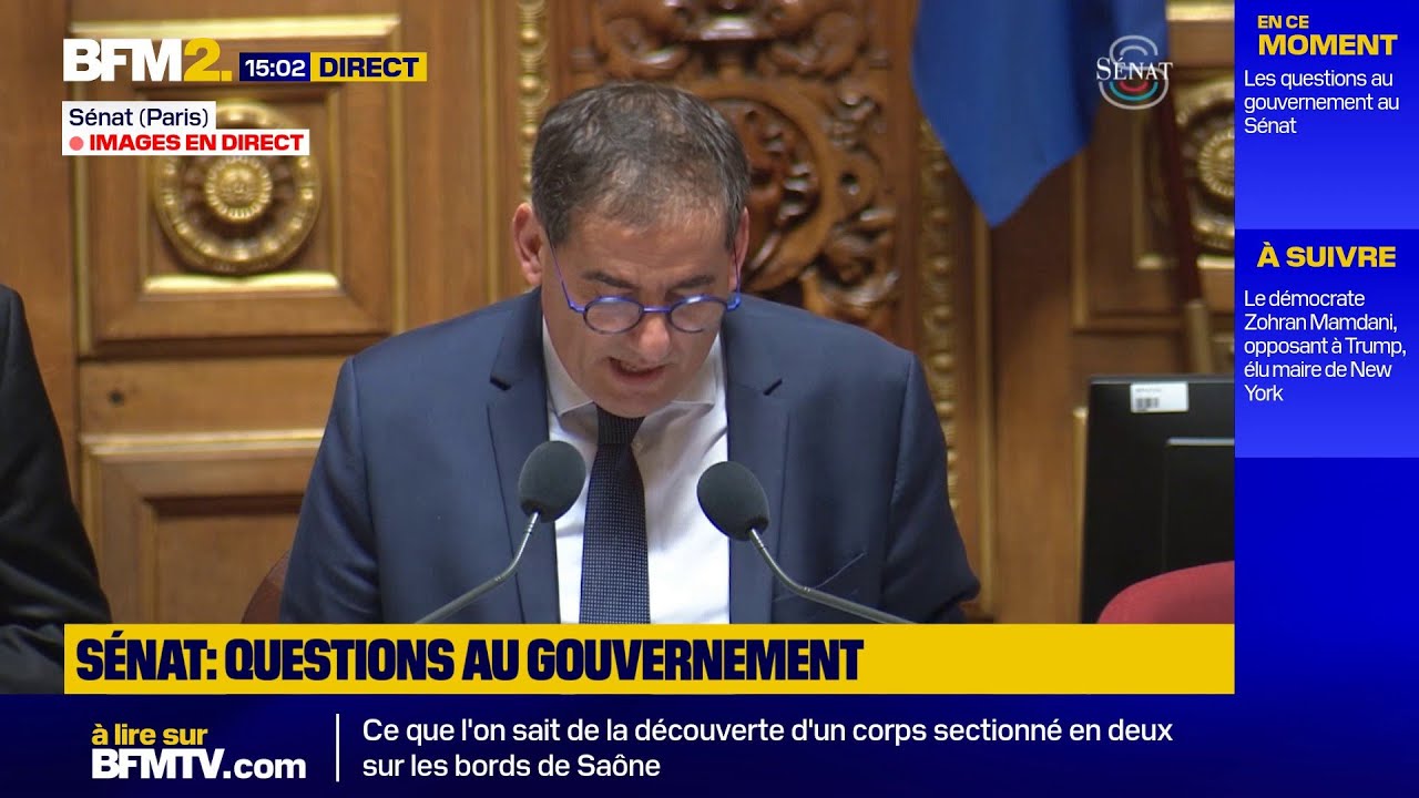 🟡Suivez en direct la s&eacute;ance de questions au gouvernement au S&eacute;nat