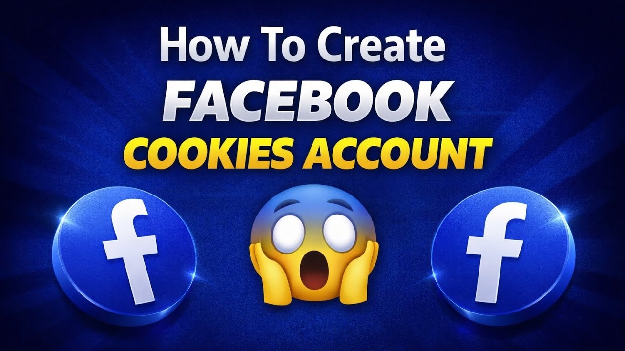 How To Create Facebook Cookies Account | Facebook Method |