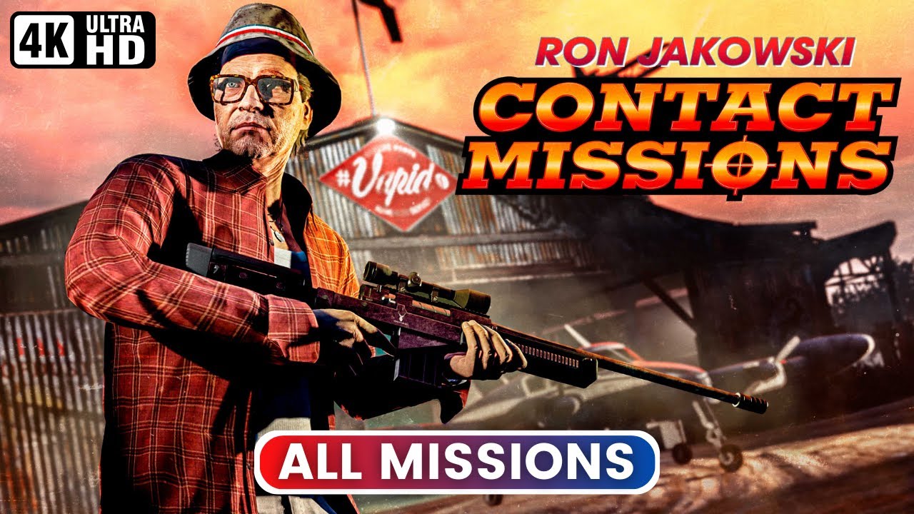 GTA Online: Ron Jakowski | Все миссии (4K)
