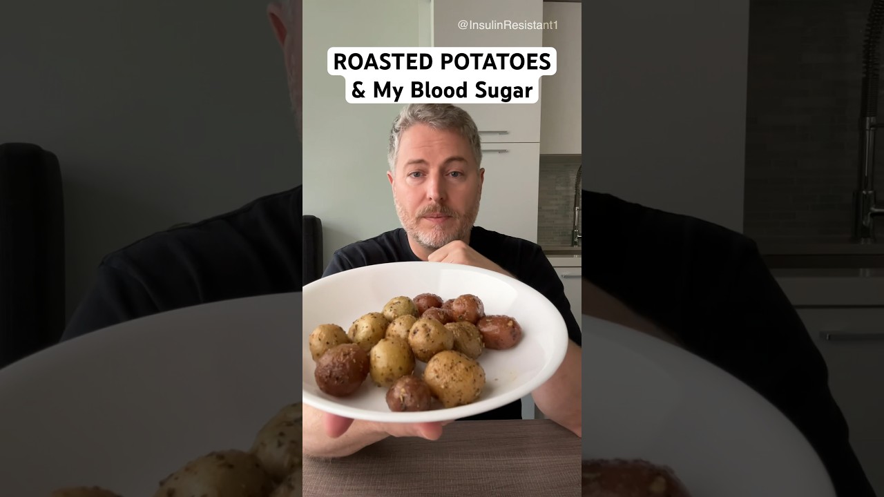 Жареный картофель и мой уровень сахара в крови. #глюкоза #сахаркрови #инсулинорезистентность1 #ка...