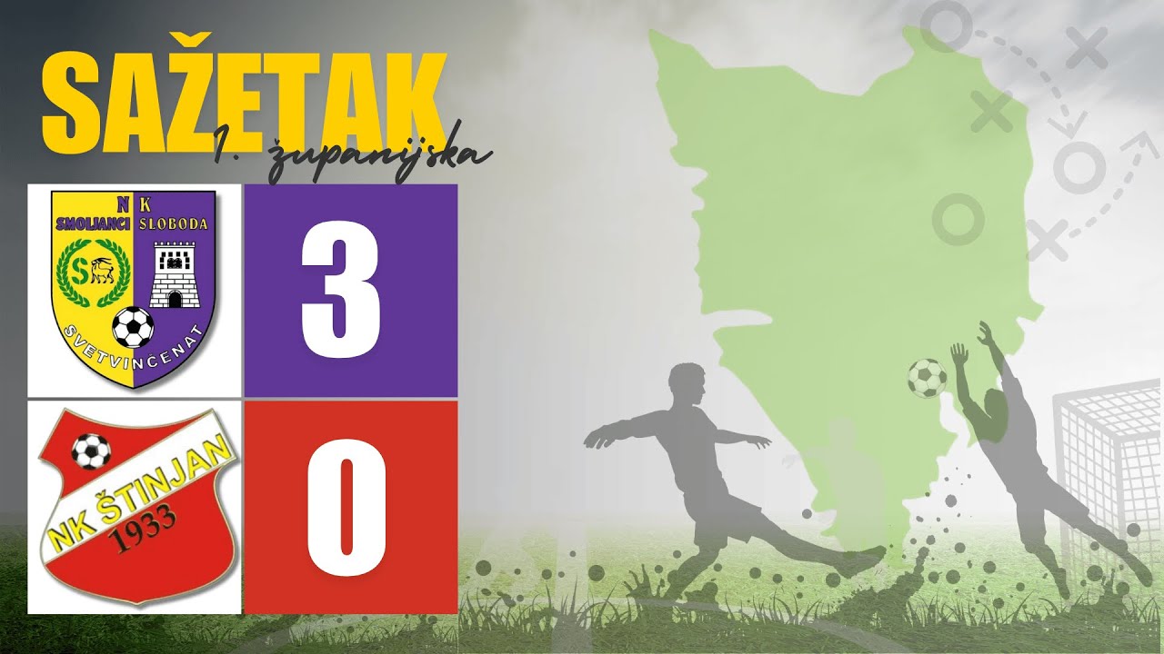 1.ŽNLI | 20. kolo | NK Smoljanci Sloboda v NK Štinjan | 3:0