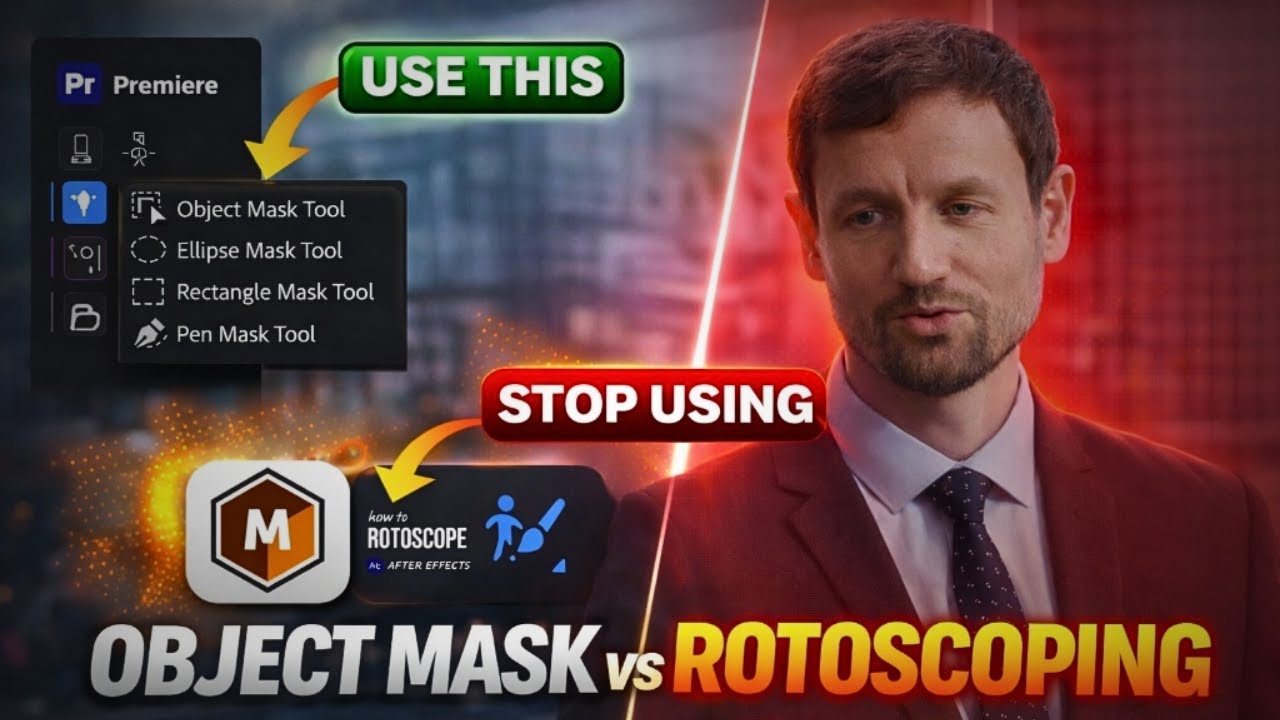 Stop Rotoscoping! Remove Background in Premiere Pro 2026 with Object Mask