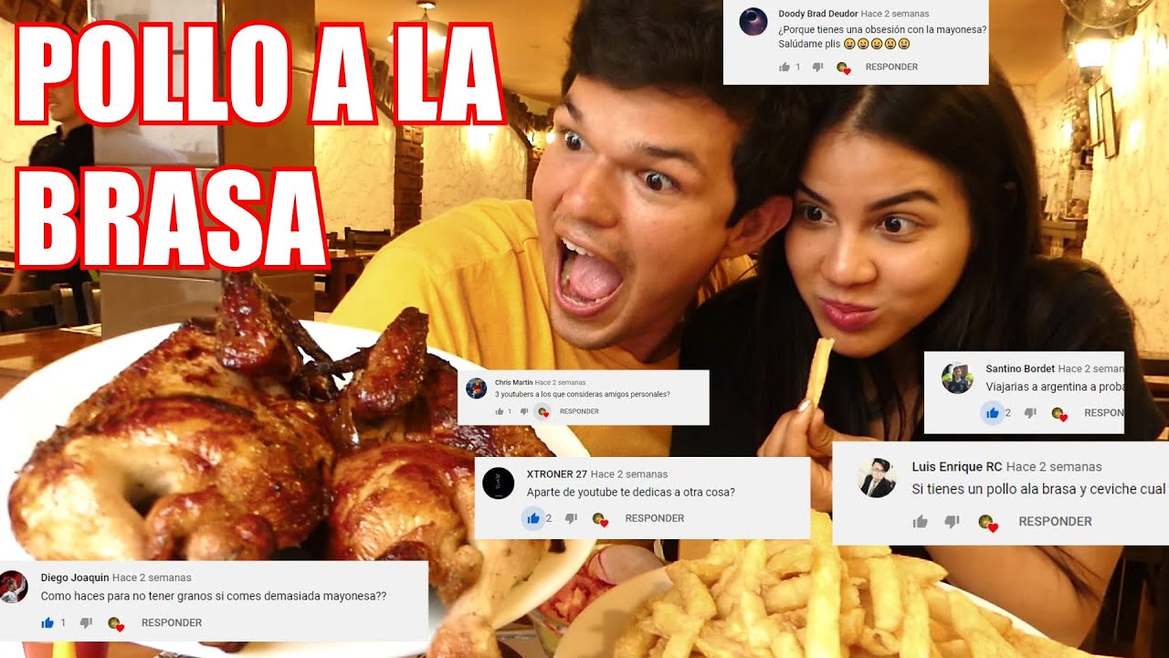 Respondiendo Preguntas con 1 POLLO A LA BRASA con GLE