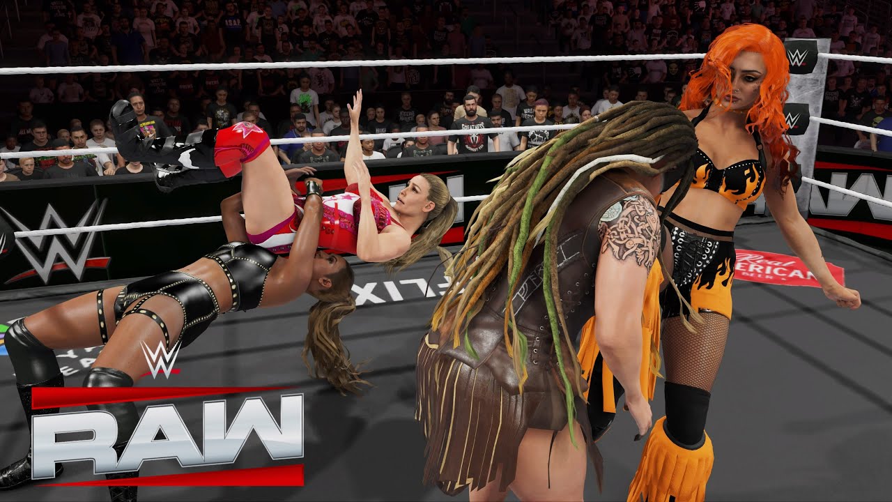 WWE 2K24 RAW - WINNER WILL FACE NIA AT RR - VALHALLA VS ELEKTRA LOPEZ VS GIGI DOLIN VS NATALYA
