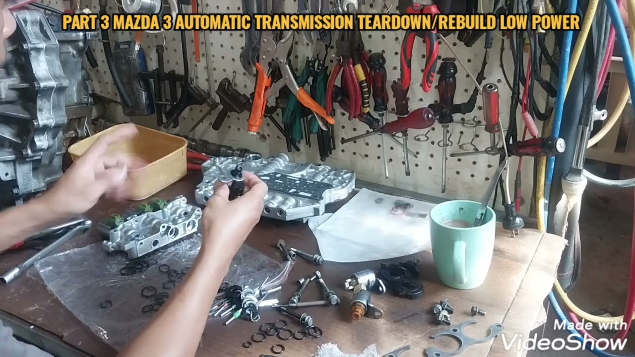 PART 3 MAZDA 3 AUTOMATIC TRANSMISSION TEARDOWN REBUILD