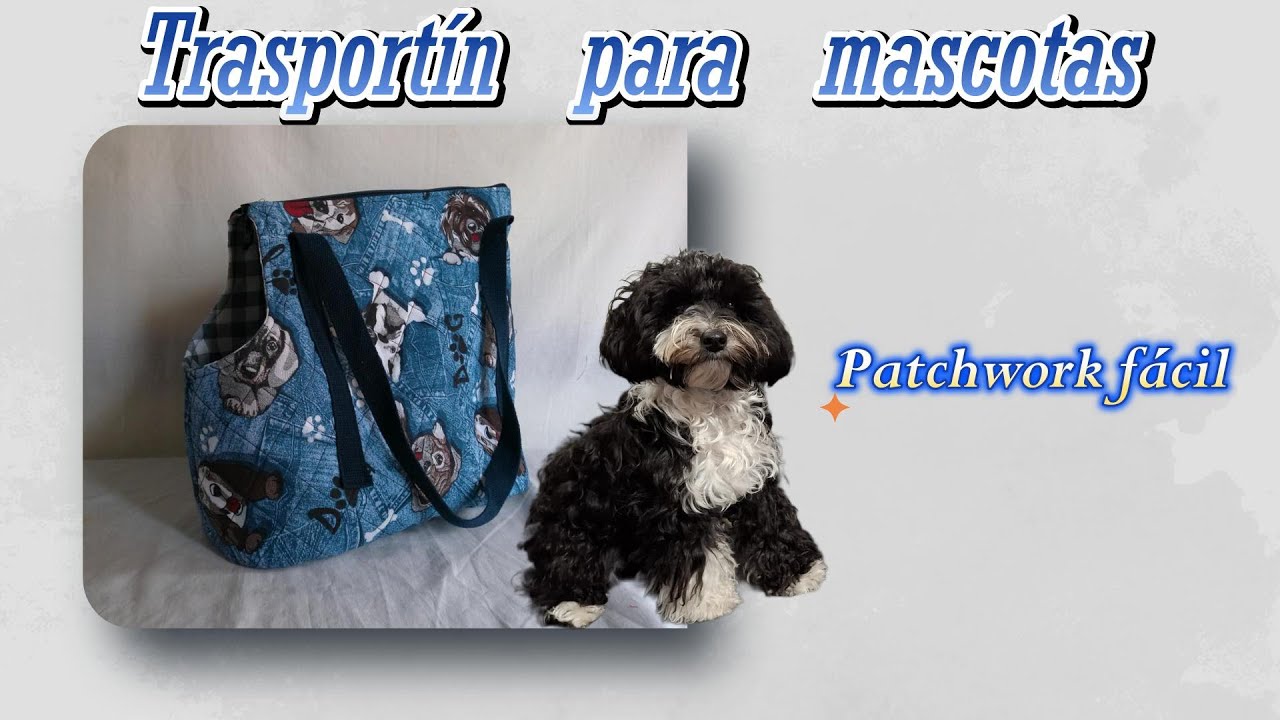Trasportín para mascotas#patchwork fácil#amor a los perritos#costura creativa#diy #el baúl de Elena