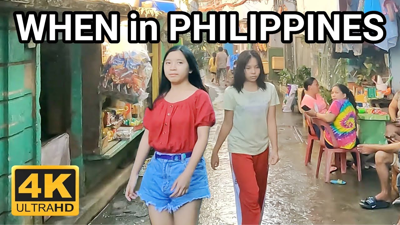 UNBELIEVABLE ALLEY LIFE | Extreme Walk Alleyways Neighborhood in Old Capitol Site Philippines 🇵🇭