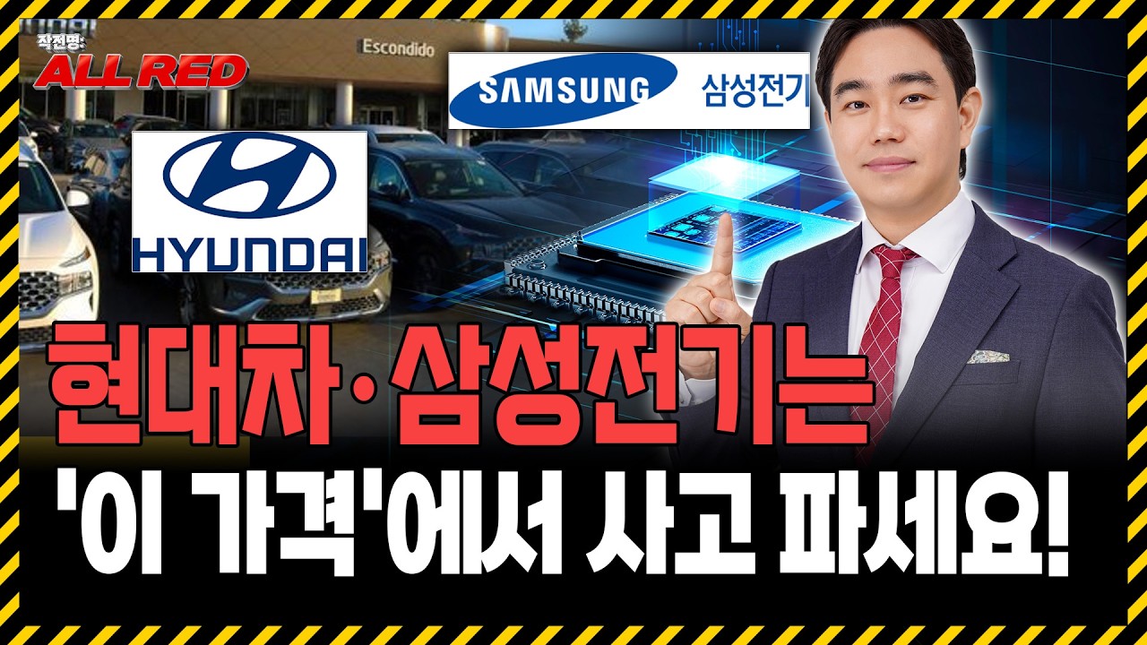 현대차와 삼성전기는 '이 가격'에서 사고 팔면 됩니다!