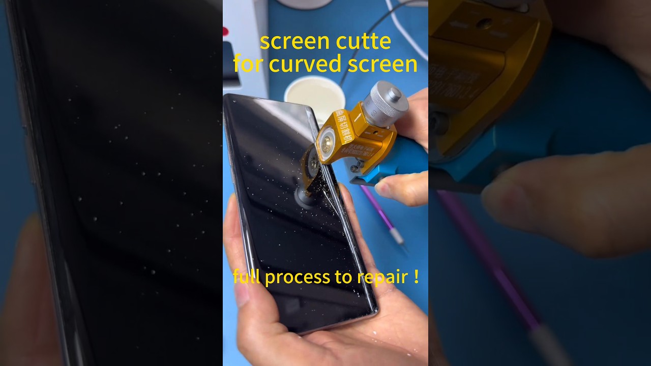 Professional Curved Screen Repair: Full Process Using Our New Laminator & Separator