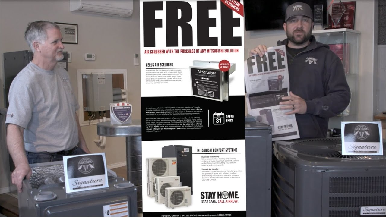 FREE Air Scrubber or 0% Financing on Mitsubishi