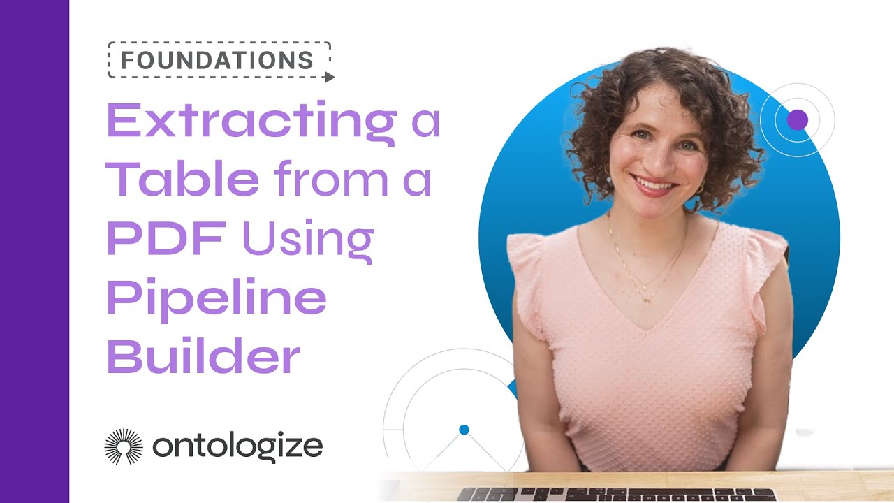 Extracting a Table from a PDF Using Pipeline Builder