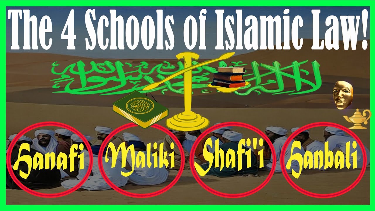 How to Understand: The 4 Schools of Fiqh (Islamic Jurisprudence/Law) in Sunni Islam!