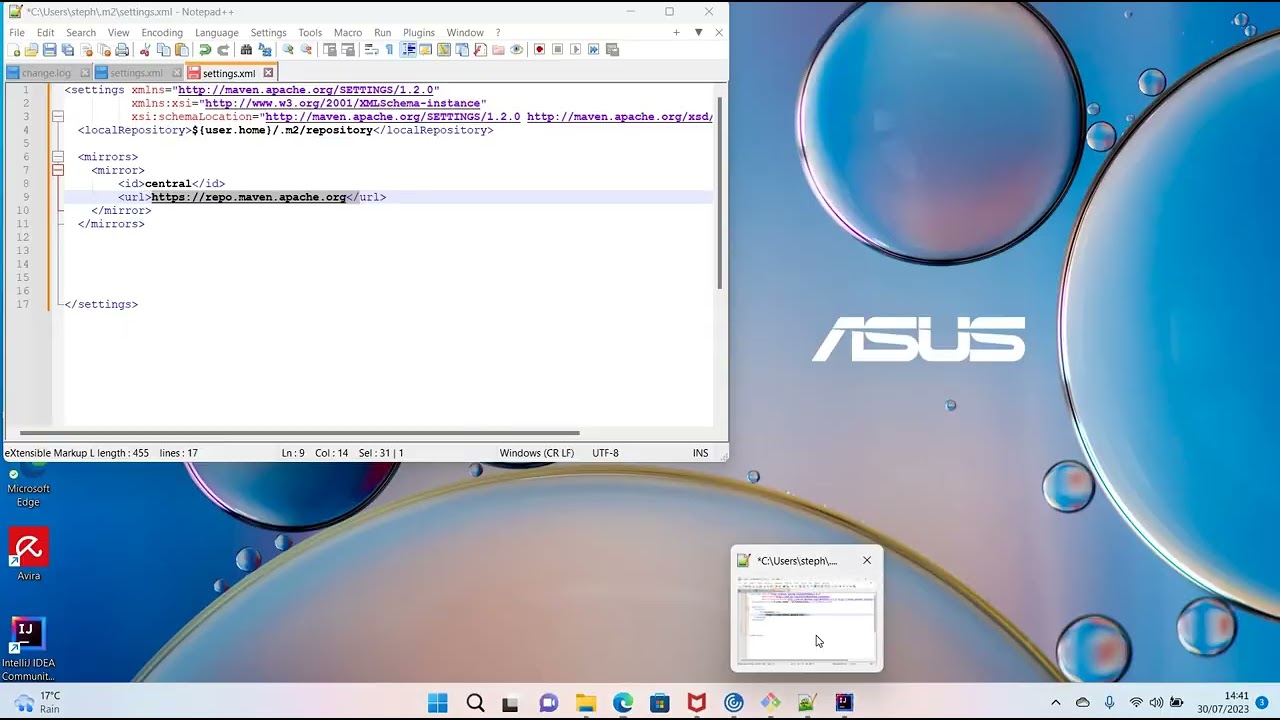 How to Setup settings.xml for Intellij and Maven Project | Intellij | Maven