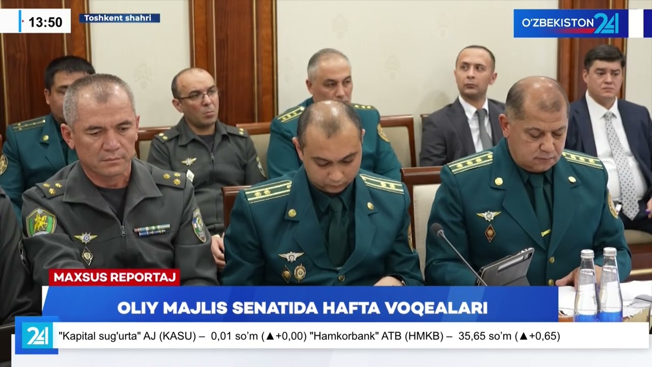Oliy Majlis Senatida haftalik muhokamalar