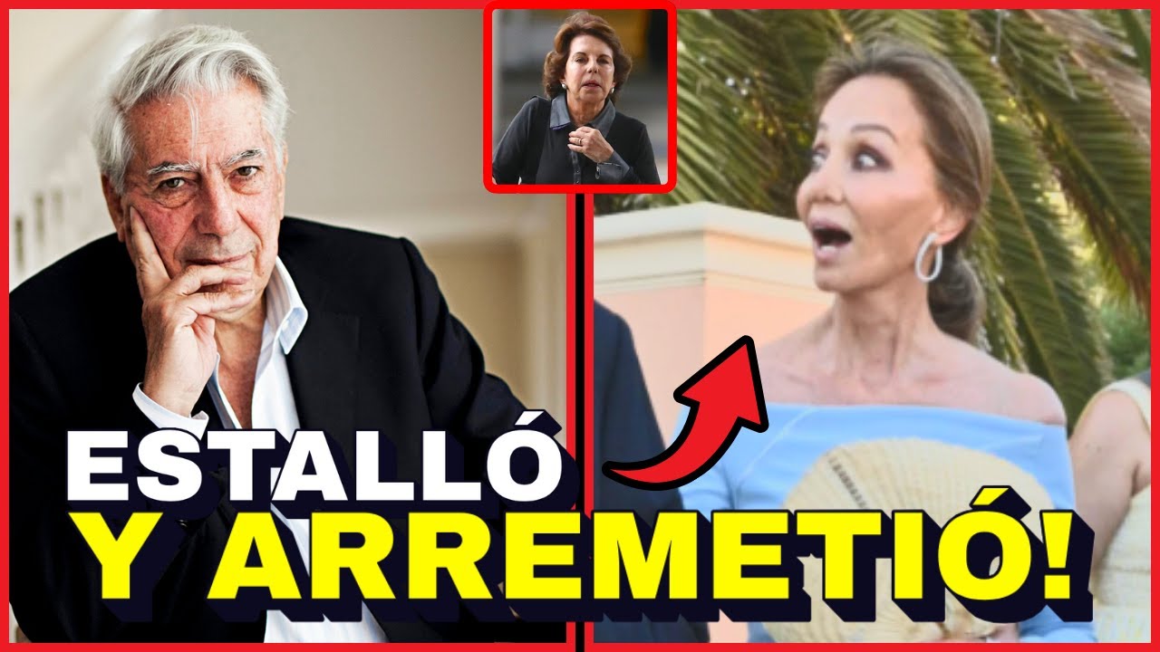 El MAYOR SECRETO de Mario Vargas Llosa que HIZO ESTALLAR  a Isabel Preysler