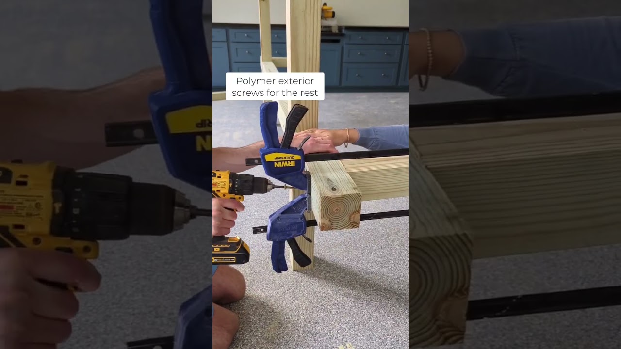 DIY Hammock Stand Using 4x4s #diyfurniture #diywoodworking #beginnerwoodworking #woodworkingplan