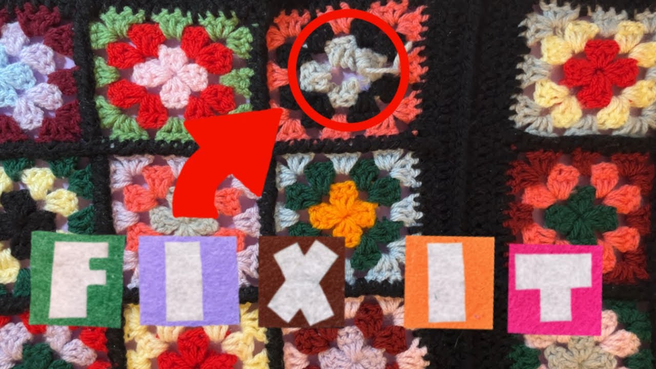 How to fix a granny square | tutorial | Ep.2