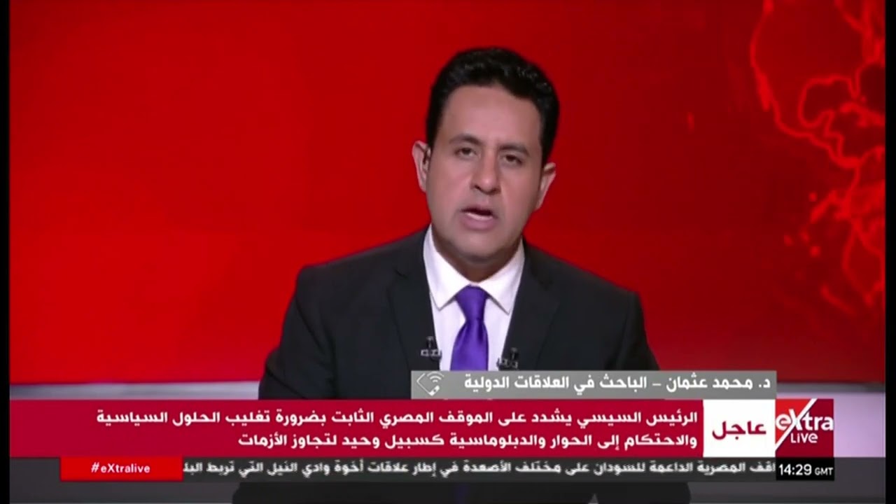 د. محمد عثمان خبير العلاقات الدولية: الموقف المصري متزن ويرفض المساس بسيادة أي دولة عربية