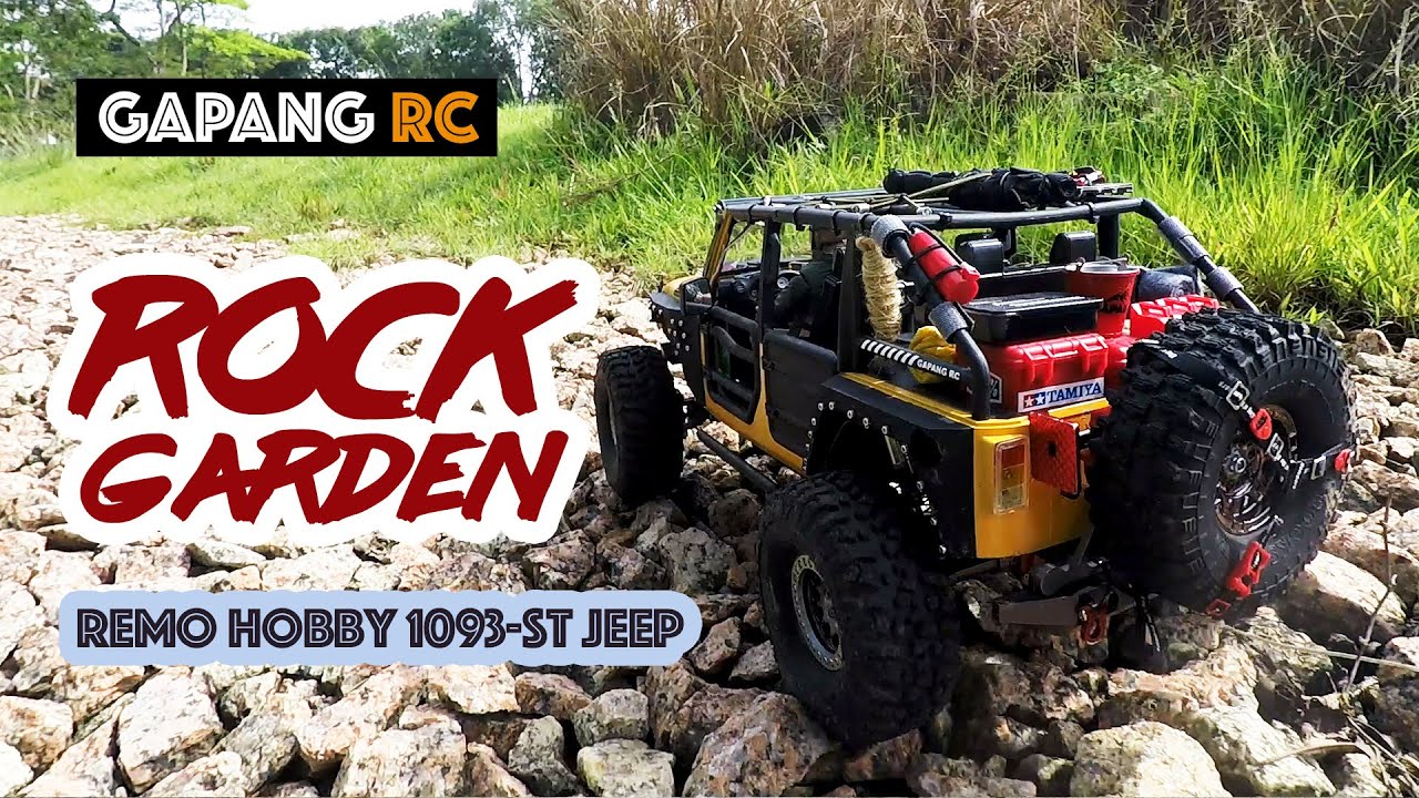 POV Rocky off-roading | Remo Hobby 1093-st Jeep
