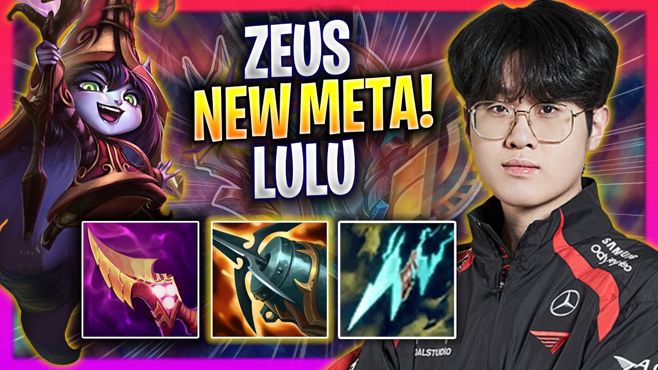 ZEUS TRIES NEW META LULU TOP IN ARABIA! 🔥EWC 2024🔥 - T1 Zeus Plays Lulu TOP vs Riven! | Season 2024