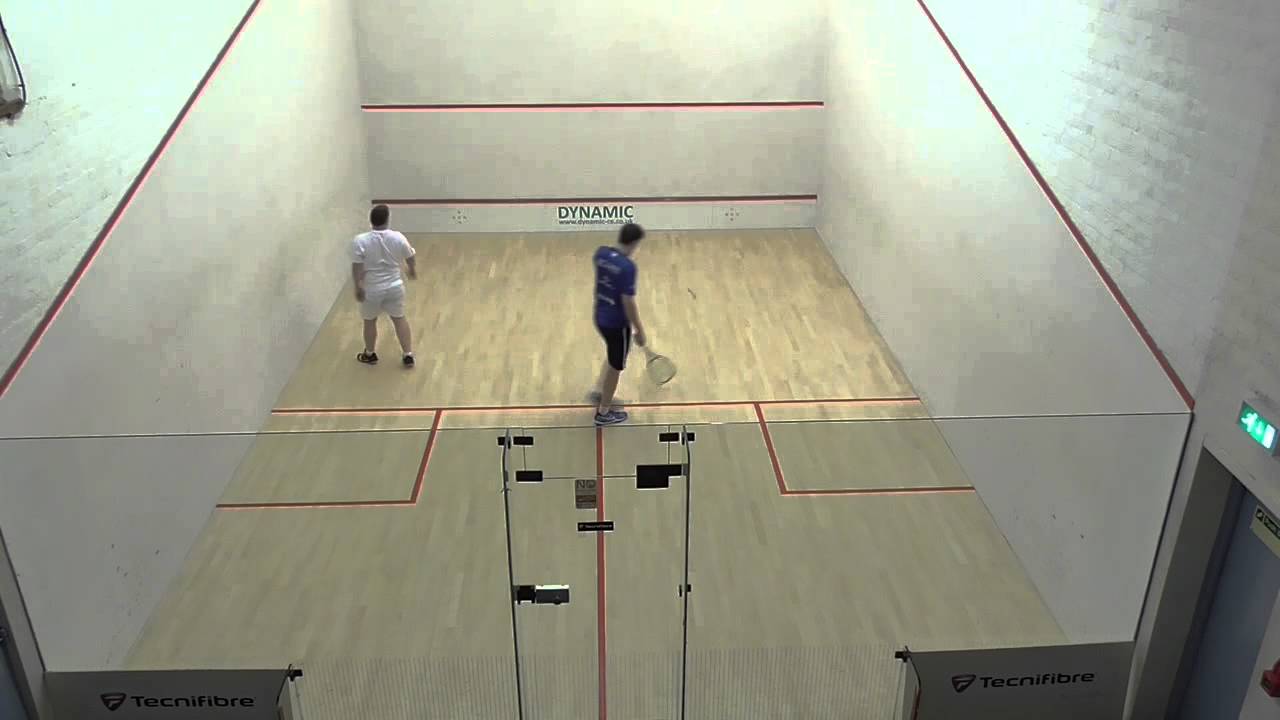 Norfolk squash training Alex Williams v Elliot Creak