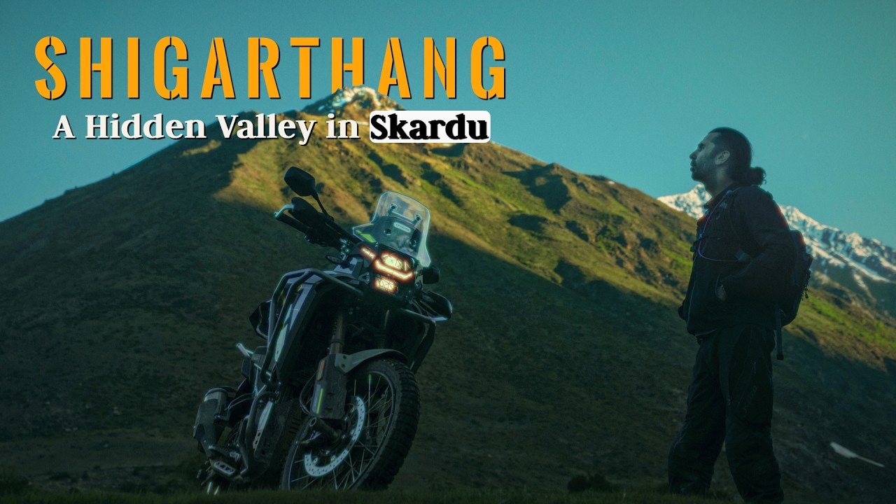 DISCOVERING A HIDDEN VALLEY IN SKARDU - CAUGHT BY POLICE ON CFMOTO 450MT