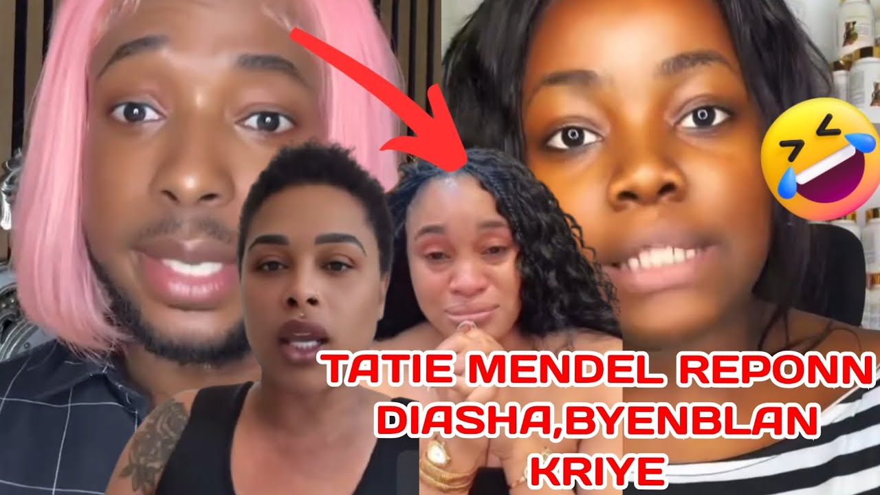 WOUY TATIE MENDEL REPONN DIASHA🤣BYENBLAN KRIYÉ...BLONDEDY PAT DWE FÈ'L SA😭😭😭