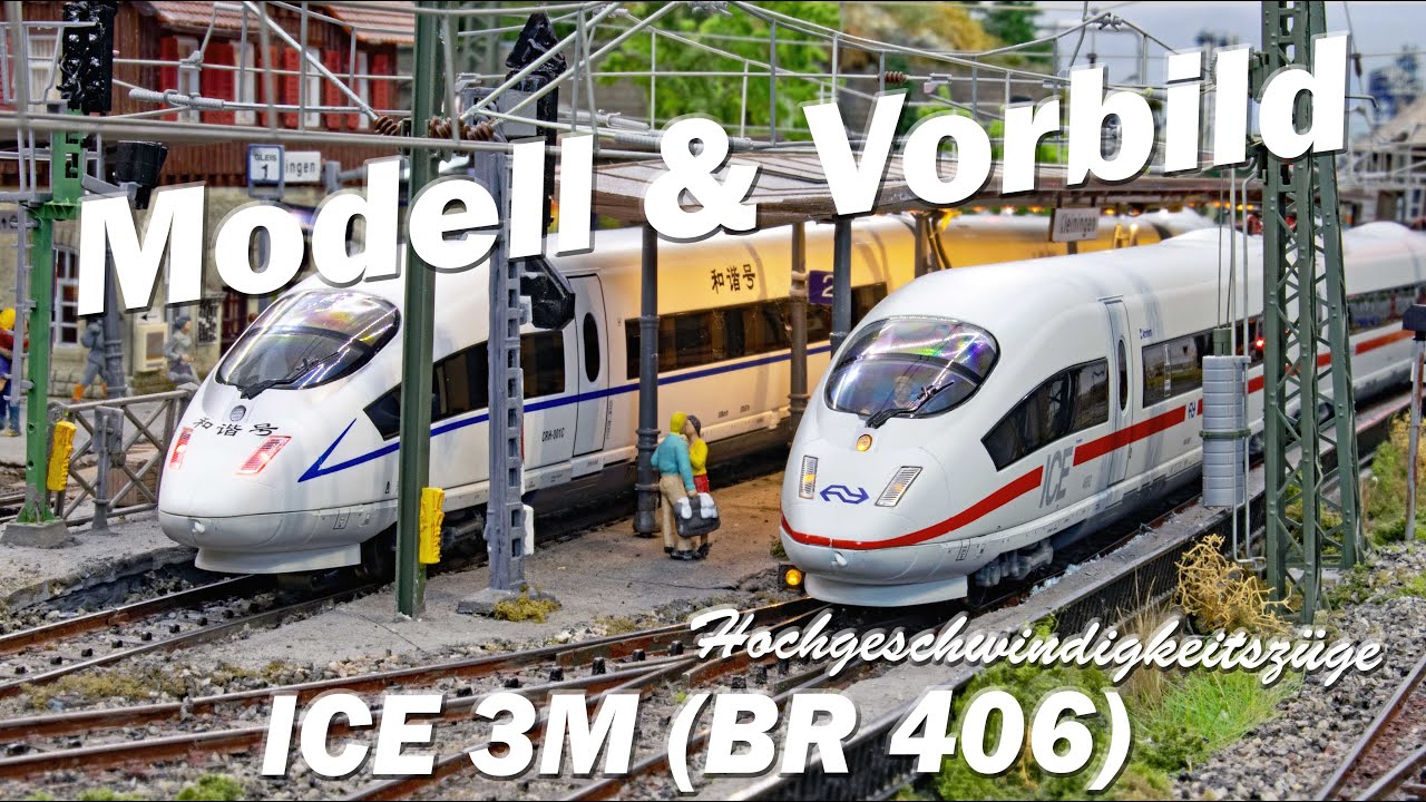 ICE 3M ( BR 406 ) Hochgeschwindigkeitszug - Modell & Vorbild