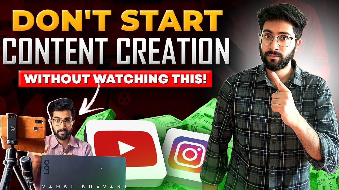 DARK REALITY of Content Creation 🫵 | Must Watch | Telugu | Vamsi Bhavani
