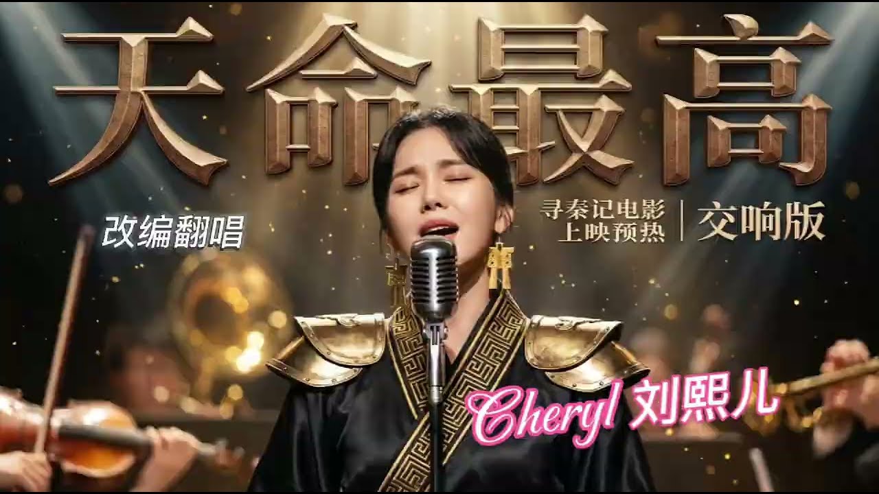 天命最高 —— Cheryl 刘熙儿【动态歌词】｜“万岁千岁都会依你意愿来营造...“🔥 有粉丝敲碗纯歌词版！Cheryl 依照意愿，燃爆翻唱弦乐版主题曲《天命最高》