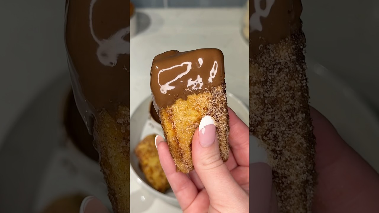 viral nutella french toast sticks recipe 🍫 #recipe #shorts #nutella #dessert #easyrecipe #chocolate