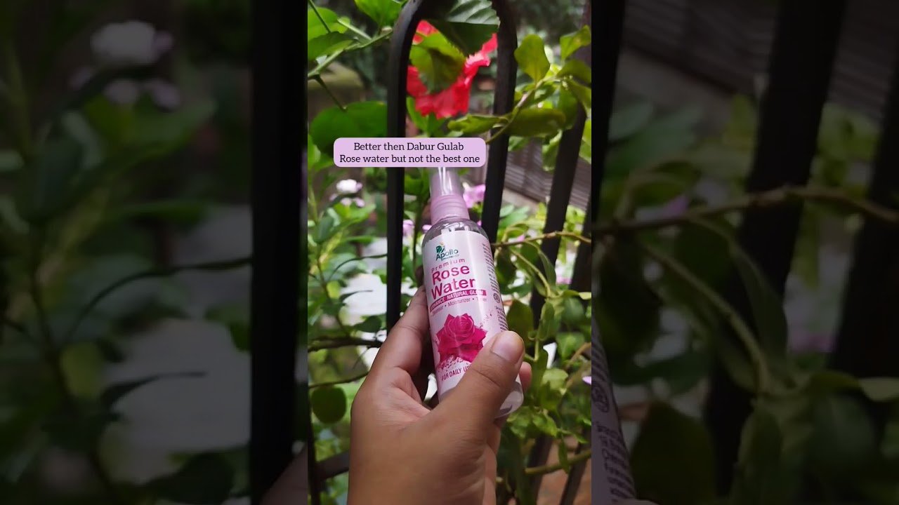 Toner under Rs. 50 😍😍worthy ?? watch this before buying #shorts #rosewater #toner #apollo