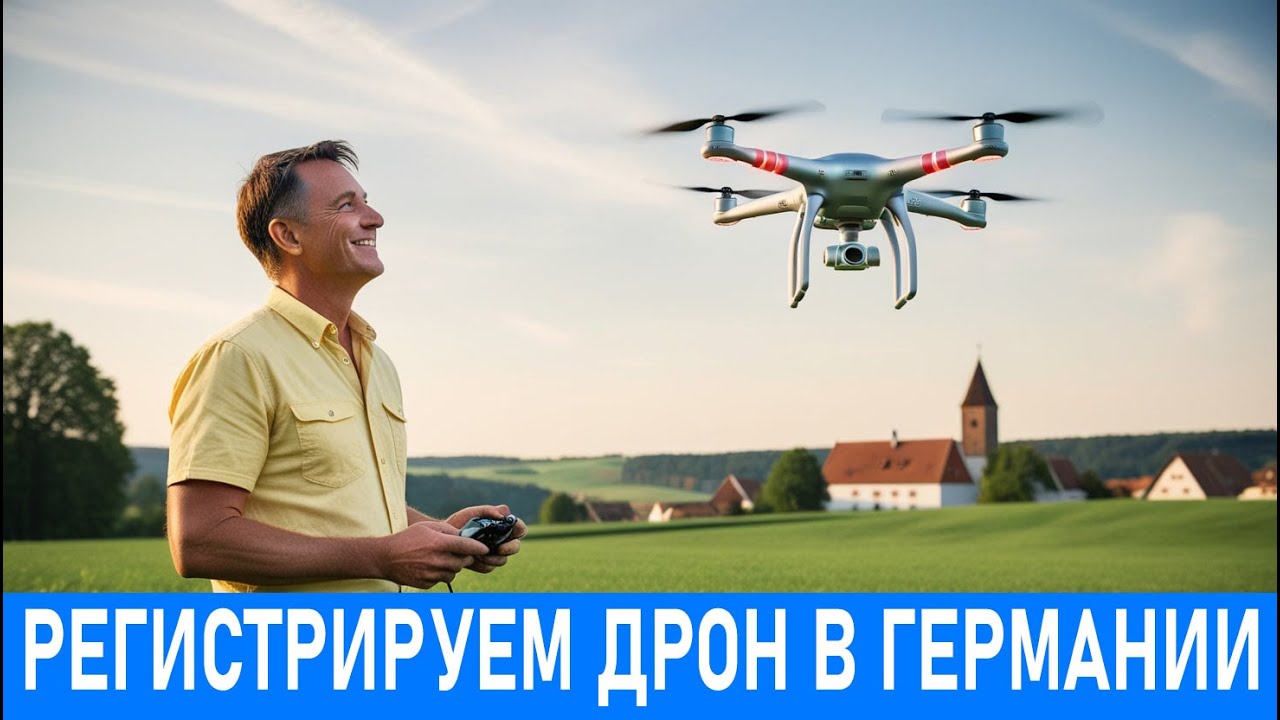 Не запускайте дрон в Германии, пока не посмотрите это видео! Гайд по регистрации дрона в Германии