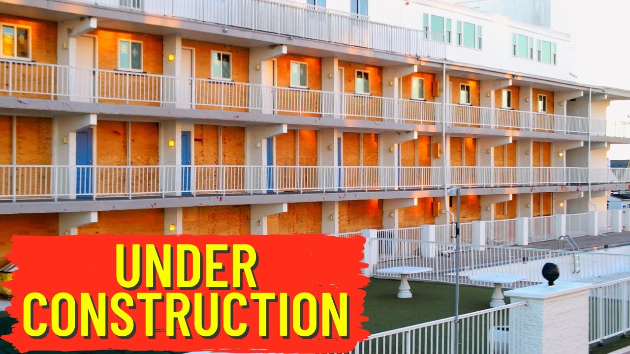 Admiral Motel Under Construction - Wildwood Crest