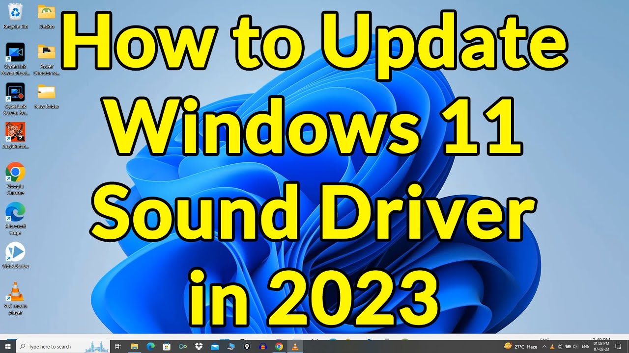 How to update Windows 11 sound driver? || Windows 11 audio driver update