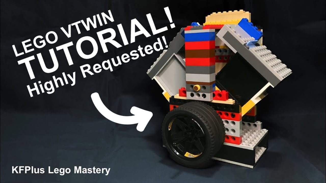 РУКОВОДСТВО: Вакуумный двигатель VTwin Lego