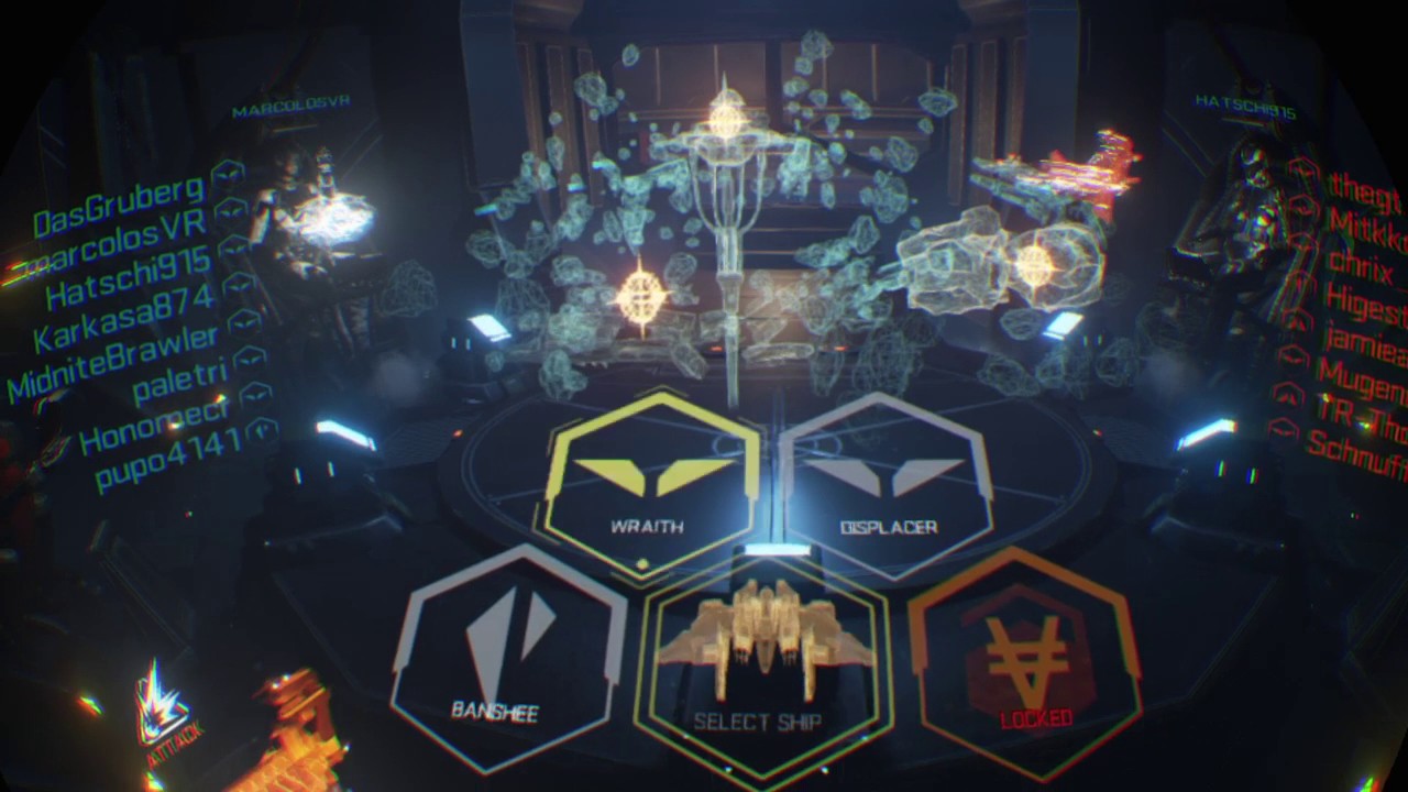 EVE: Valkyrie&trade; cross platform teamwork carrier assault