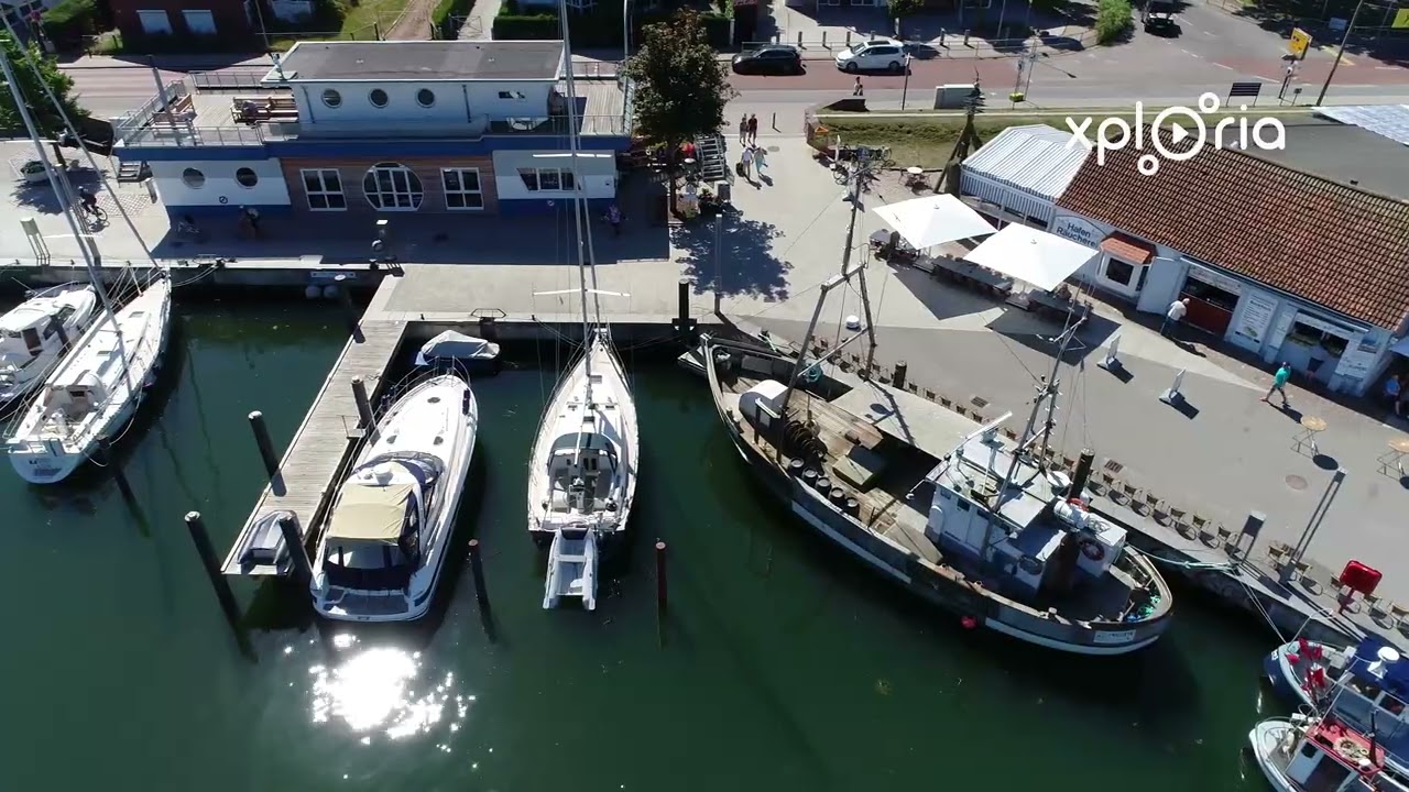 Hafen Niendorf, Baltic Germany 2018.07 aerial video